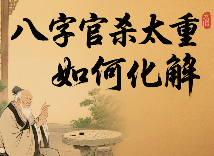 八字官杀太重如何化解 八字官杀太重如何化解